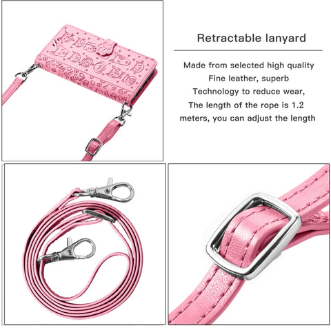 Cute Cat and Dog Embossed Horizontal Flip Leather Case with Holder & Card Slots & Wallet & Crossbody Lanyard & Card Cover, For Samsung Galaxy A32 4G, For Samsung Galaxy A32 5G, For Samsung Galaxy A22 4G, For Samsung Galaxy A22 5G                       ...