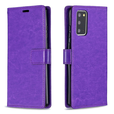 For Samsung Galaxy S21 FE Crazy Horse Texture Horizontal Flip Leather Case with Holder & Card Slots & Wallet & Photo Frame, For Galaxy S21 FE