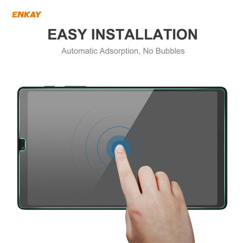 For Samsung Galaxy Tab A7 Lite 8.7 T220 / T225 ENKAY Hat-Prince 0.33mm 9H Surface Hardness 2.5D Explosion-proof Tempered Glass Protector Film, 1 PCS, 2 PCS
