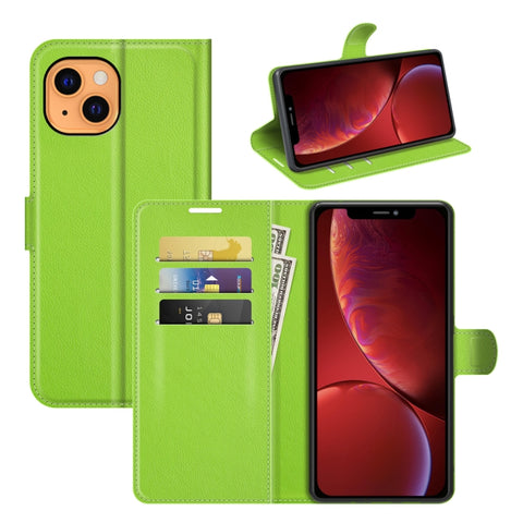 For iPhone 13 mini Litchi Texture Horizontal Flip Protective Case with Holder & Card Slots & Wallet, For iPhone 13 mini