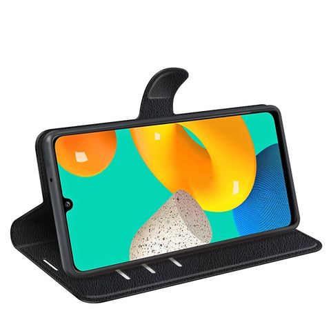 For Samsung Galaxy M32 Litchi Texture Horizontal Flip Protective Case with Holder & Card Slots & Wallet, For Galaxy M32