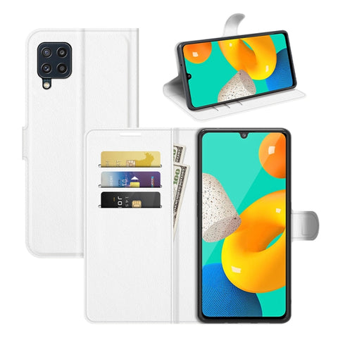 For Samsung Galaxy M32 Litchi Texture Horizontal Flip Protective Case with Holder & Card Slots & Wallet, For Galaxy M32