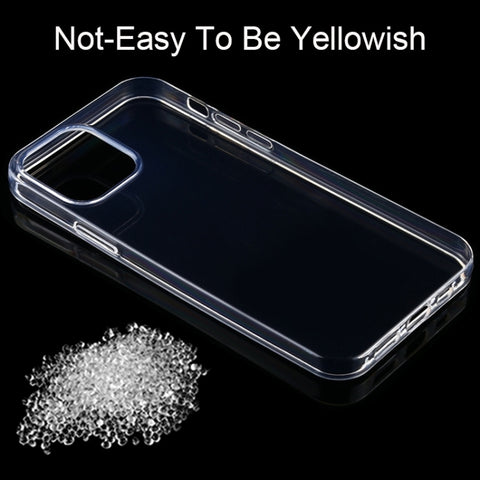 Thickened Non-slip Non-yellowing Transparent TPU Case, For iPhone 13 Pro Max, For iPhone 13 Pro, For iPhone 13, For iPhone 13 mini