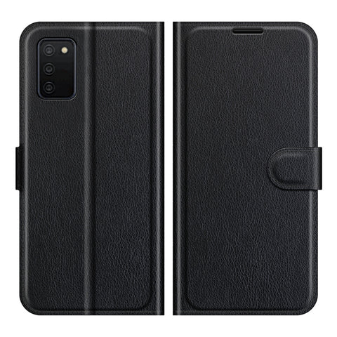 For Samsung Galaxy A03s Litchi Texture Horizontal Flip Protective Case with Holder & Card Slots & Wallet, For Galaxy A03s 166mm