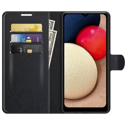 For Samsung Galaxy A03s Litchi Texture Horizontal Flip Protective Case with Holder & Card Slots & Wallet, For Galaxy A03s 166mm