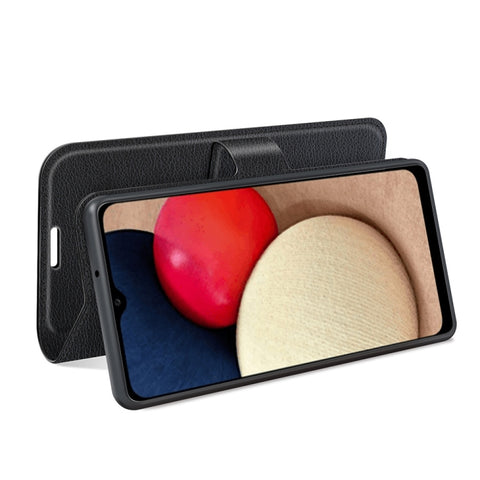 For Samsung Galaxy A03s Litchi Texture Horizontal Flip Protective Case with Holder & Card Slots & Wallet, For Galaxy A03s 166mm