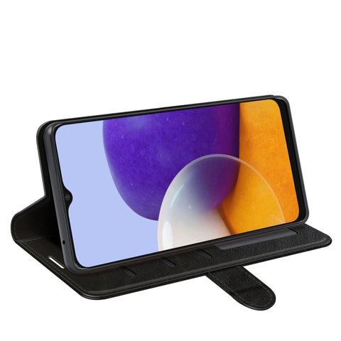 For Samsung Galaxy A22 5G R64 Texture Single Horizontal Flip Protective Case with Holder & Card Slots & Wallet& Photo Frame, For Samsung Glaxy A22 5G