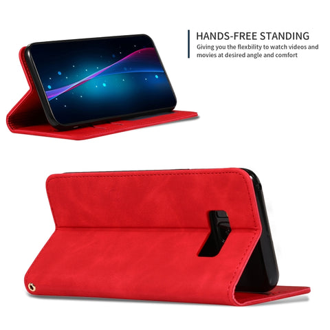 Retro Skin Feel Business Magnetic Horizontal Flip Leather Case for Samsung Galaxy S8 Plus, For Galaxy S8+