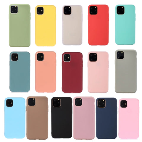 Solid Color Frosted TPU Phone Case, For iPhone 13 Pro Max, ForiPhone 13 Pro, For iPhone 13