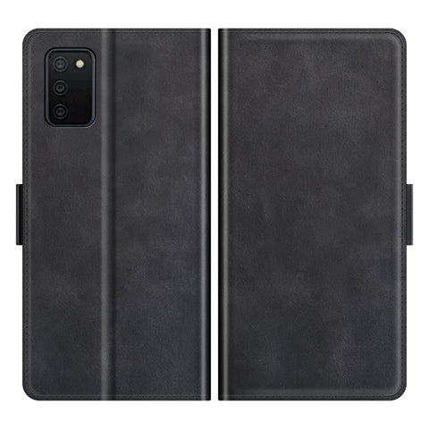 For Samsung Galaxy A03s 164mm EU Version Dual-side Magnetic Buckle Horizontal Flip Leather Case with Holder & Card Slots & Wallet, For Galaxy A03s 164mm EU Version, For Galaxy A03s 164mm