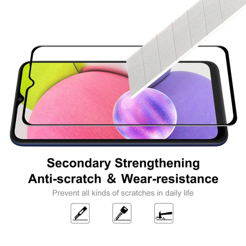 ENKAY Hat-Prince Full Glue Tempered Glass 6D Full Coverage Anti-scratch Protector, For Samsung Galaxy A03s 164mm(1pc), For Samsung Galaxy A03s 166mm(1pc), For Samsung Galaxy A22 4G(1pc), For Samsung Galaxy A22 5G(1pc), For Samsung Galaxy A32 4G(1pc)   ...