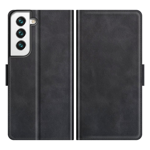 For Samsung Galaxy S22+ 5G Dual-side Magnetic Buckle Horizontal Flip Leather Case with Holder & Card Slots & Wallet, For Samsung Galaxy S22+ 5G