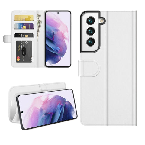 For Samsung Galaxy S22+ 5G R64 Texture Single Horizontal Flip Protective Case with Holder & Card Slots & Wallet& Photo Frame, For Samsung Galaxy S22+ 5G