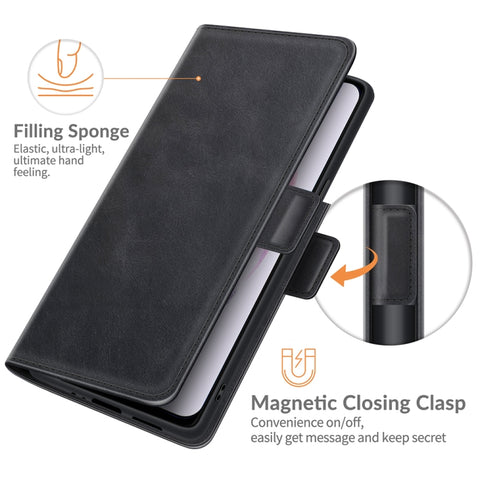 For Samsung Galaxy S22 5G Dual-side Magnetic Buckle Horizontal Flip Leather Case with Holder & Card Slots & Wallet, For Samsung Galaxy S22 5G