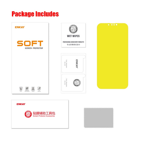 ENKAY Full Glue Explosion-proof Hydrogel Film For iPhone 13 / 13 Pro, For iPhone 13 / 13 Pro