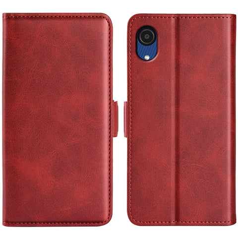 For Samsung Galaxy A03 Core Dual-side Magnetic Buckle Leather Case, For Samsung Galaxy A03 Core