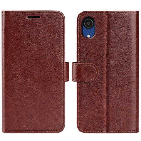 For Samsung Galaxy A03 Core R64 Texture Flip Leather Case, For Samsung Galaxy A03 Core
