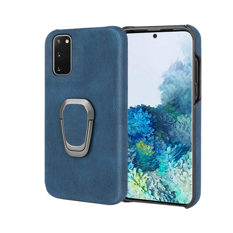 Ring Holder PU Phone Case For Samsung Galaxy S20, For Samsung Galaxy S20