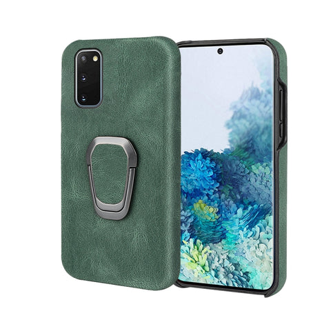 Ring Holder PU Phone Case For Samsung Galaxy S20, For Samsung Galaxy S20