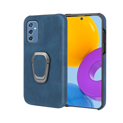 Ring Holder PU Phone Case For Samsung Galaxy M52 5G, For Samsung Galaxy M52 5G