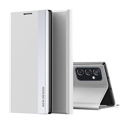 Side Electroplated Magnetic Flip Leather Case with Holder, For Samsung Galaxy A33 5G, For Samsung Galaxy A53 5G, For Samsung Galaxy A73 5G