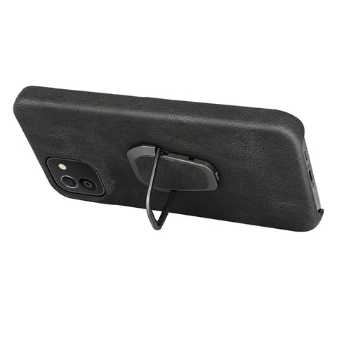 Ring Holder PU Phone Case For Samsung Galaxy A03 166mm, For Samsung Galaxy A03 166mm