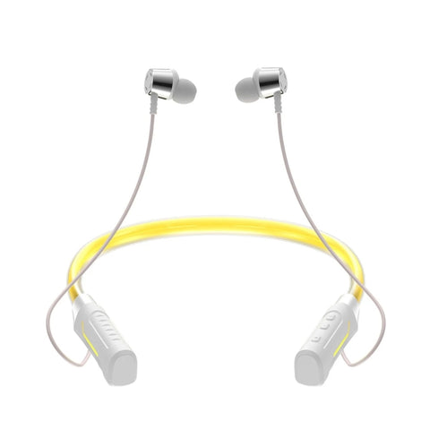 JG4 Flashing LED Neck-mounted Stereo Bluetooth Wireless Earphone