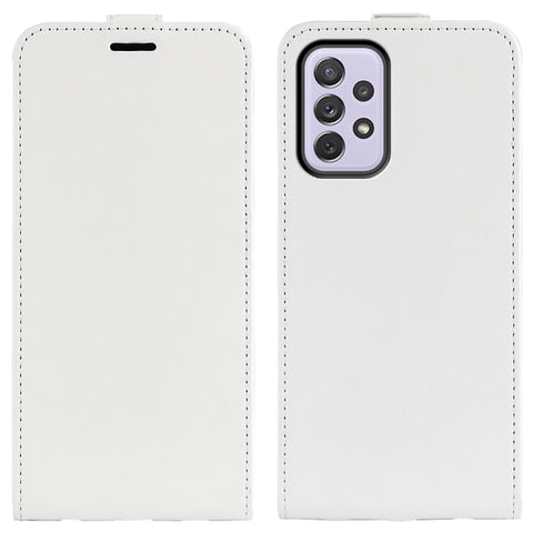 For Samsung Galaxy A73 5G R64 Texture Vertical Flip Leather Case, For Samsung Galaxy A73 5G