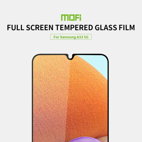 MOFI 9H 2.5D Full  Tempered Glass Film, For Samsung Galaxy A33 5G