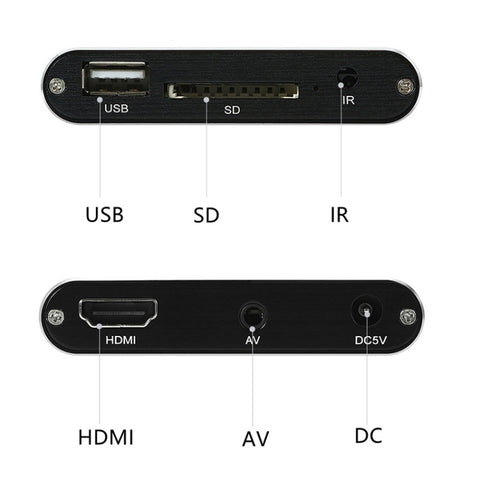 X9 HD Multimedia Player 4K Video Loop USB External Media Player AD Player