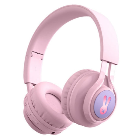 BT06C+ Children Head-mounted Cute Wireless Bluetooth Headset with Microphone & LED Light