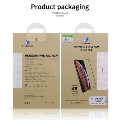 PINWUYO 9H 2.5D Full Screen Tempered Glass Film, For iPhone SE 2022