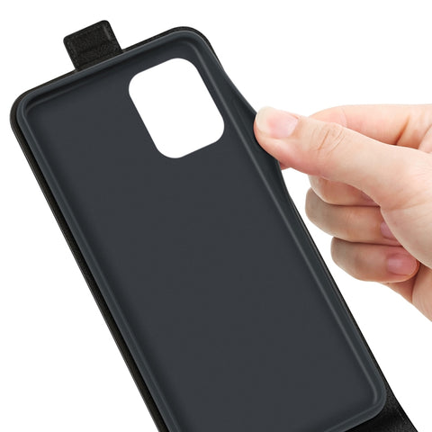 For Samsung Galaxy M53 R64 Texture Vertical Flip Leather Phone Case, Black, White, Red, Brown
