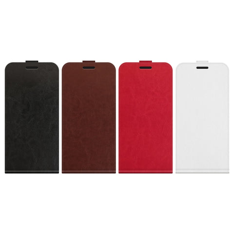 For Samsung Galaxy M53 R64 Texture Vertical Flip Leather Phone Case, Black, White, Red, Brown