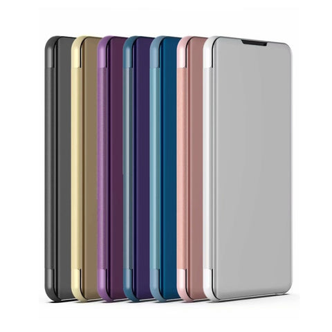 Plated Mirror Horizontal Flip Leather Case with Holder, For Samsung Galaxy A13 4G, For Samsung Galaxy A23 5G