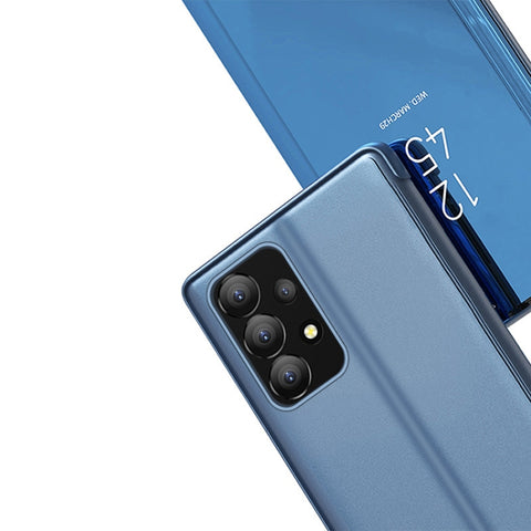 Plated Mirror Horizontal Flip Leather Case with Holder, For Samsung Galaxy A13 4G, For Samsung Galaxy A23 5G