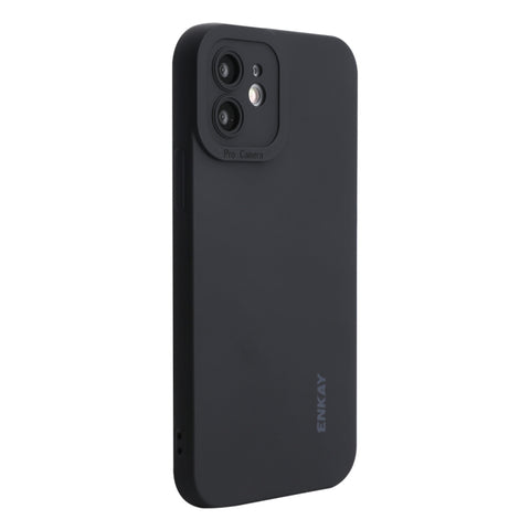 ENKAY Liquid Silicone Phone Case for iPhone 12, For iPhone 12