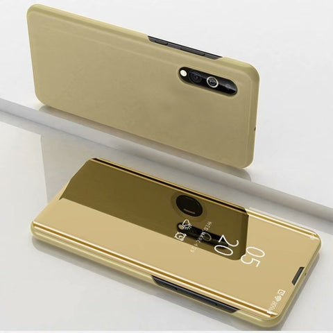 Electroplating Mirror Horizontal Flip Leather Case for Samsung A2 Core with Holder, Violet blue, Rose gold, Silver, Purple, Gold, Blue, Black