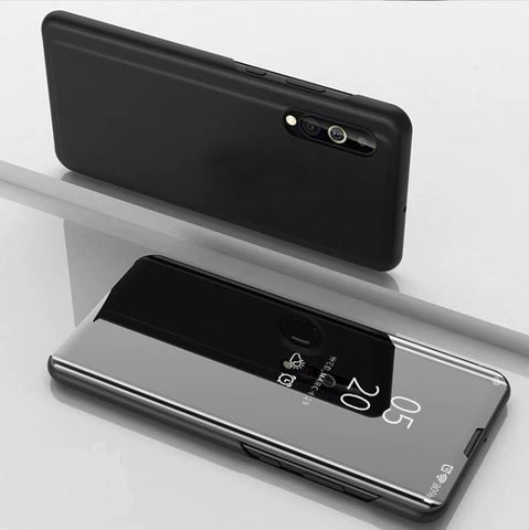 Electroplating Mirror Horizontal Flip Leather Case for Samsung A2 Core with Holder, Violet blue, Rose gold, Silver, Purple, Gold, Blue, Black