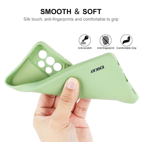 For Samsung Galaxy A52 5G ENKAY Liquid Silicone Soft Shockproof Phone Case, For Samsung Galaxy A52 5G