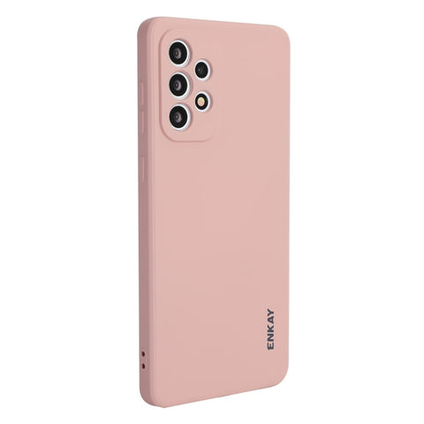 For Samsung Galaxy A73 5G ENKAY Liquid Silicone Soft Shockproof Phone Case, For Samsung Galaxy A73 5G