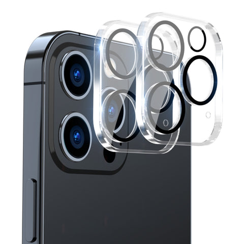 ENKAY Hat-Prince 9H Rear Camera Lens Tempered Glass Film for iPhone 13 Pro / 13 Pro Max, (1 PC), (2pcs)