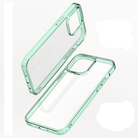 Transparent Tempered Glass TPU Phone Case, For iPhone 14, For iPhone 14 Pro, For iPhone 14 Pro Max, For iPhone 14 Plus