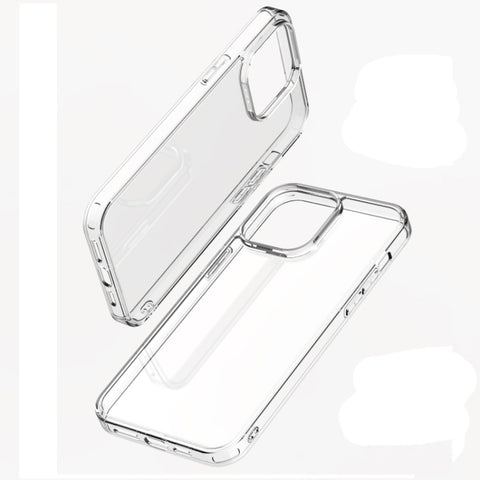 Transparent Tempered Glass TPU Phone Case, For iPhone 14, For iPhone 14 Pro, For iPhone 14 Pro Max, For iPhone 14 Plus
