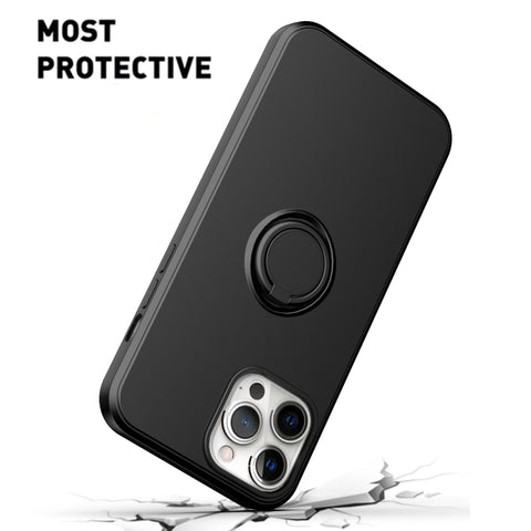 Ring Kickstand Silicone Phone Case, For iPhone 14, For iPhone 14 Pro, For iPhone 14 Pro Max