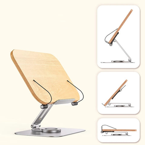 Boneruy R02 360 Degree Rotating Laptop Stand Read Book Holder, R02