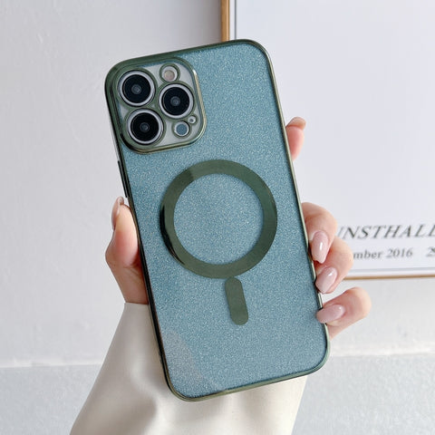 Plating Magsafe Glitter Phone Case, For iPhone 14, For iPhone 14 Pro, For iPhone14 Pro Max, For iPhone 14 Plus