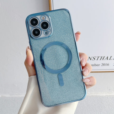 Plating Magsafe Glitter Phone Case, For iPhone 14, For iPhone 14 Pro, For iPhone14 Pro Max, For iPhone 14 Plus