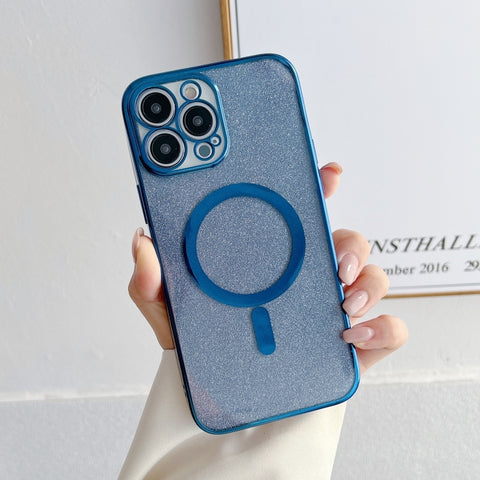 Plating Magsafe Glitter Phone Case, For iPhone 14, For iPhone 14 Pro, For iPhone14 Pro Max, For iPhone 14 Plus