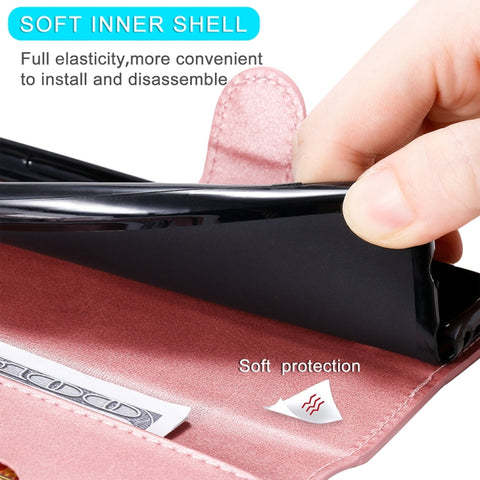 For Samsung Galaxy A03s 165.8mm US Version JUNSUNMAY Calf Texture Leather Phone Case, For Samsung Galaxy A03s 165.8mm US Version